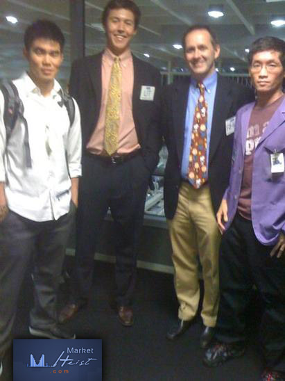 CBOE tour. Shane, Chicago Bears punter Richmond Mcgee, @CBOE’s Russell Rhoads, me in floor trader Jacket!